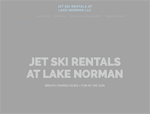 Tablet Screenshot of jetskirentalsatlakenorman.com